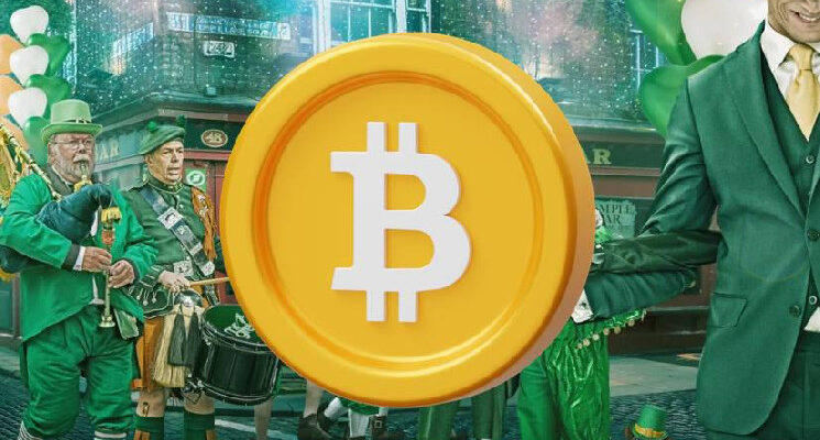 Биткоин взлетел до  502 на День святого Патрика 2025
